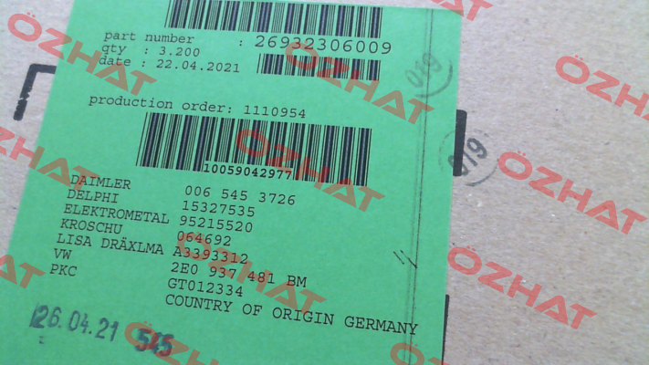 GHW 26932.306.009 Lear (Grote Hartmann)