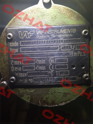  J5040B130C12-1200000  VAF Instruments