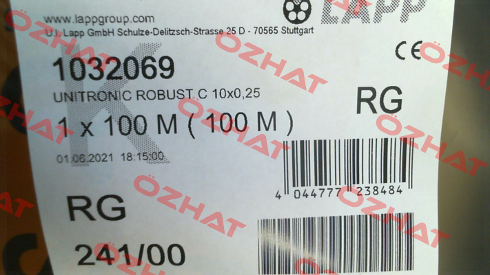 1032069 (roll x100 meters) Lapp Kabel