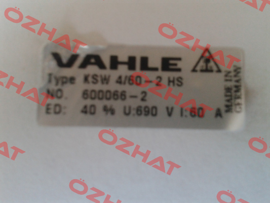 SA-KSW4/60-2HS28-40 (0600066/00-2) Vahle