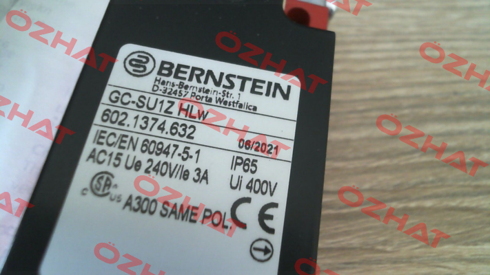 P/N: 6021374632, Type: GC-SU1Z HLW Bernstein