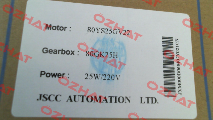 80YS25GV22 JSCC AUTOMATION CO., LTD.