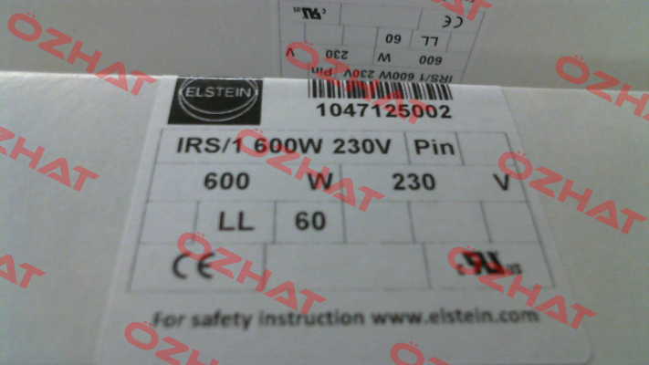 1047125001IRS/1 600W 230V Elstein