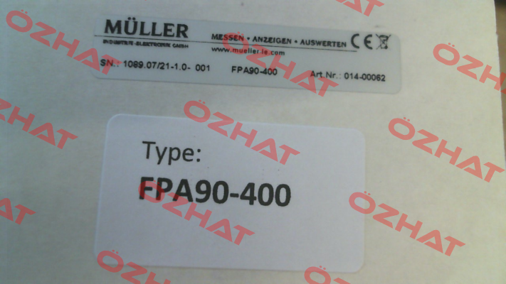 P/N: 157287,Type: CET3-AP-CRA-CH-50F-SA-C2312-157287 C-mac (Comadan)