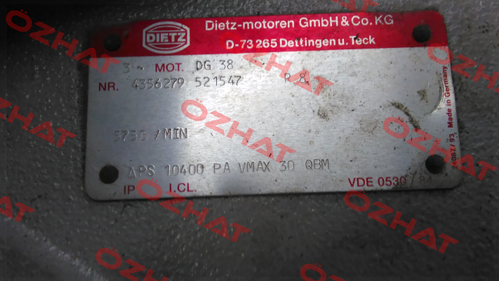 4356279 521547 - obsolete , with no replacement  Dietz-Motoren