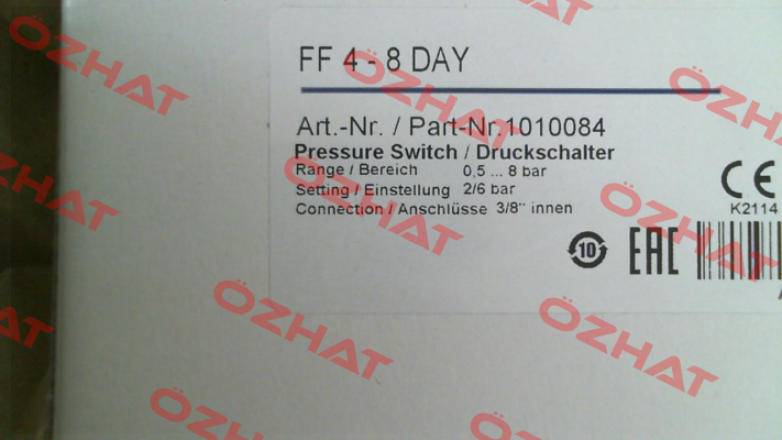 1010084 / FF4- 8 DAY Tival-Sensors