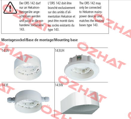 5000350 / TDS/ORS 143A Hekatron