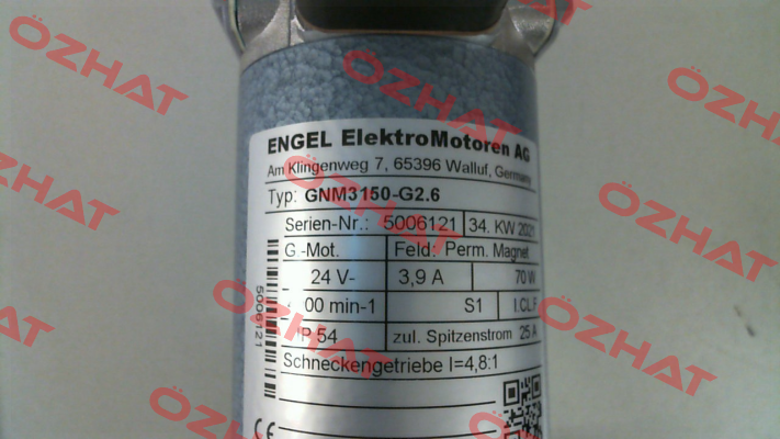 8031900950 - GNM3150−G2.6 Engel Motor