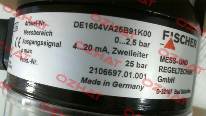 DE1604VA25B91K00 Fischer