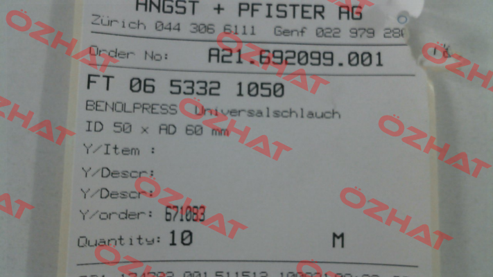 06.5332.1050 Angst-Pfister