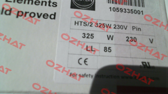 HTS/2 325 W 230 V Elstein
