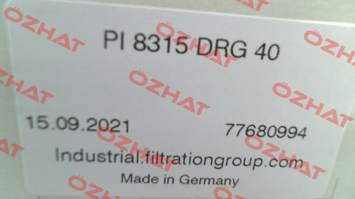P/N: 77680994 Type: PI 8315 DRG 40 MAHLE