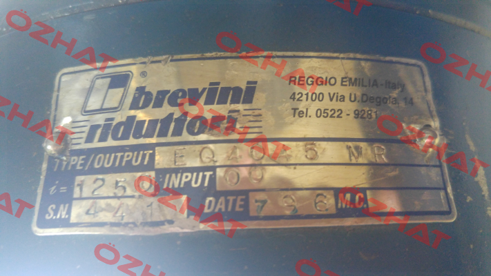  EQ4045/MR/1250/00  Brevini