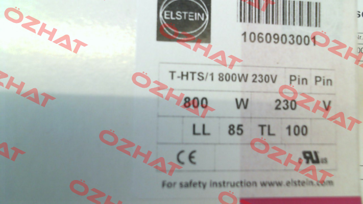 1060903001 / T-HTS/1 800W 230V Elstein