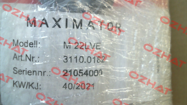 Type M22LVE; 3110.0182 Maximator