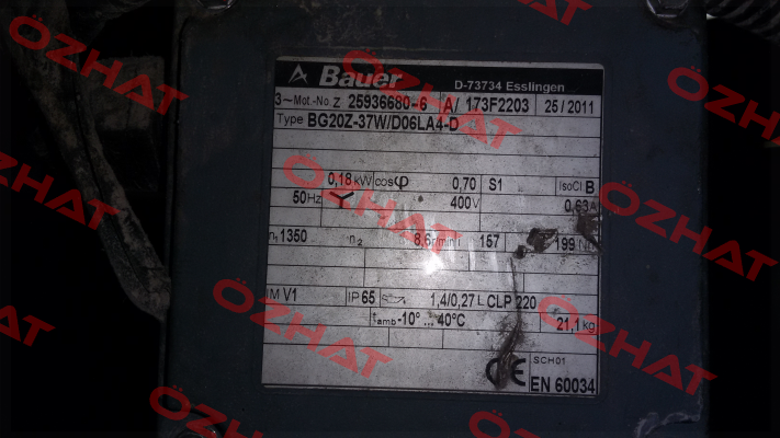 BG20Z-37W/D06LA4-D  Bauer