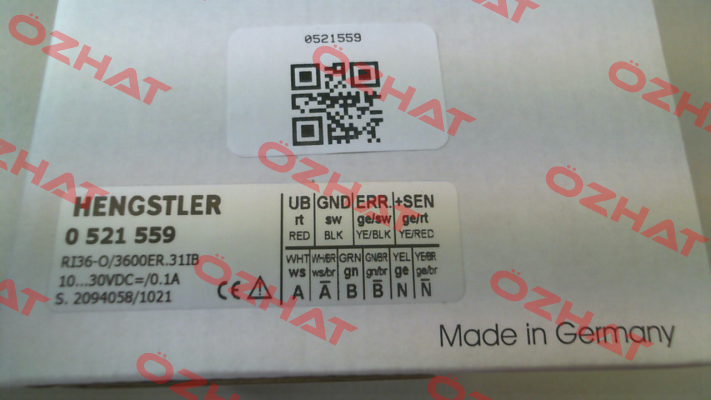 p/n: 0521559, Type: RI36-O/ 3600ER.31IB Hengstler