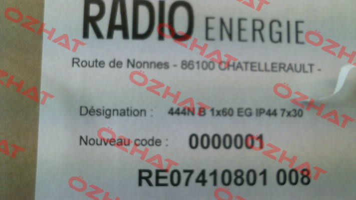 REO444N1B0,06EG (7mm) Radio Energie