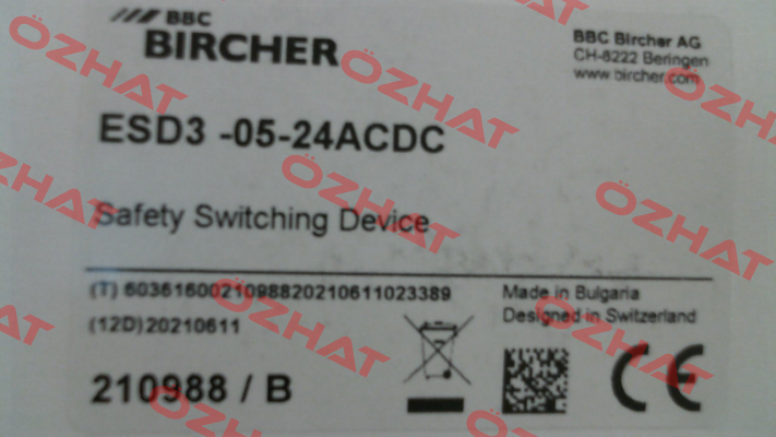 210988 / ESD3-05-24ACDC Bircher