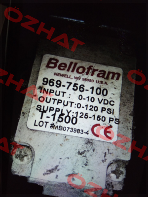 969-756-100 Bellofram