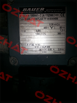 BG06-11/D07LA4-TF-K/E004B6  Bauer