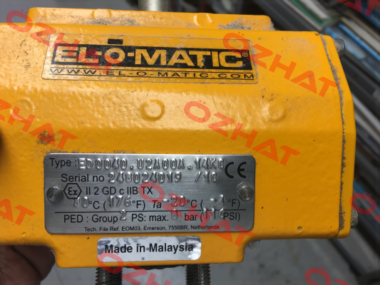 ED0040.U2A00A.14K0 - obsolete, replaced by FD0040  Elomatic