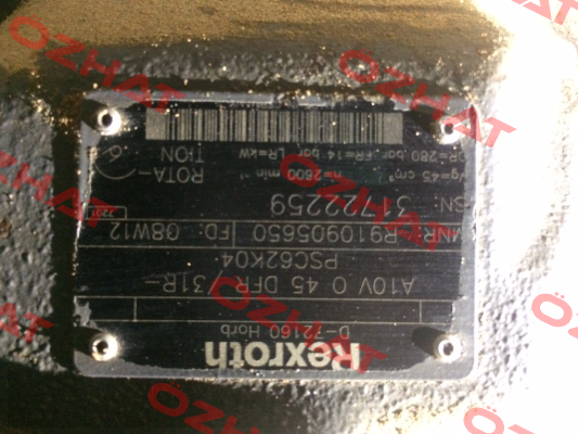 R910905650 / 	A  A10V O 45 DFR /31R-PSC62K04  Rexroth