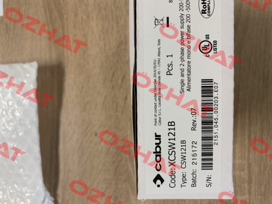 XCSW121B Cabur