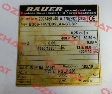 188Y4108 Bauer
