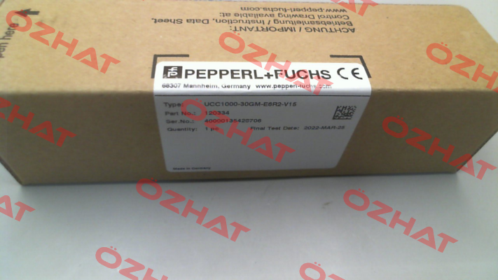 p/n: 120334, Type: UCC1000-30GM-E6R2-V15 Pepperl-Fuchs