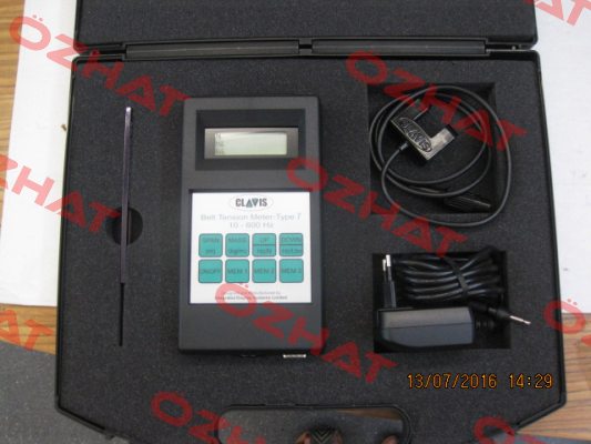 Type 7 acoustic belt meter  Clavis