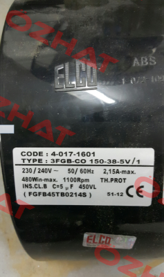 GMV 3FGB.CO.150.38.5V/1 FGFB45TB0214S Elco