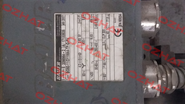 BG50-11/DHE11LA4-TF-G-FV  Bauer