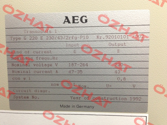 6762480 AEG