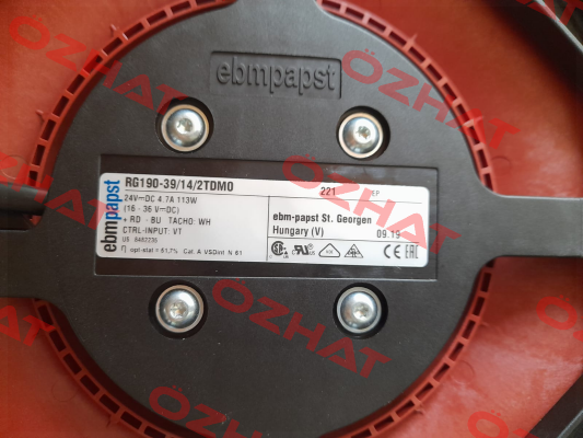 RG190-39/14/2TDMO-221 EBM Papst