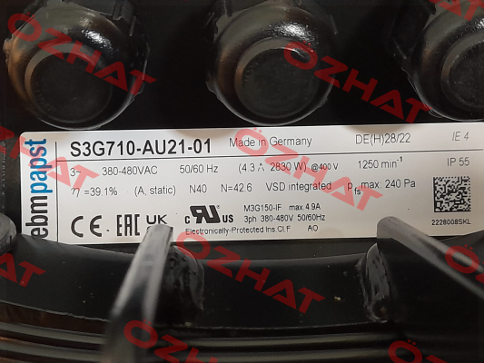 S3G710-AU21-01 EBM Papst