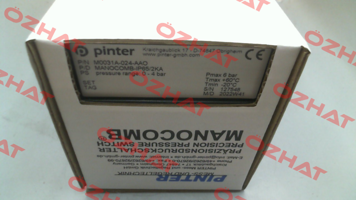 M0031A-024-AAO Pinter