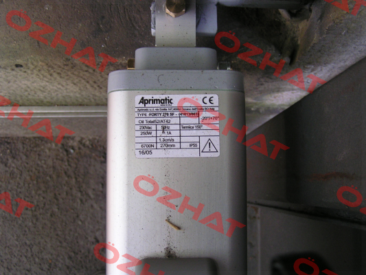 HYDRAULIC OPERATOR FORTY (41013/003) Aprimatic