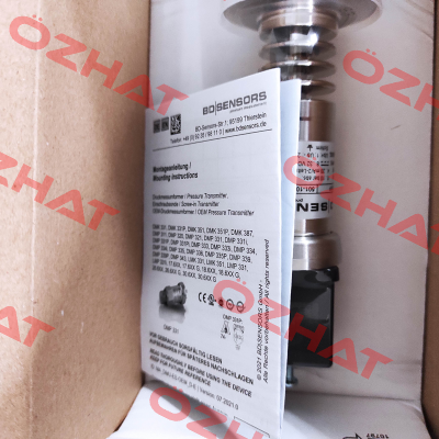 501-1002-1-3-100-C61-1-0-2-205 Type DMP 331P Bd Sensors