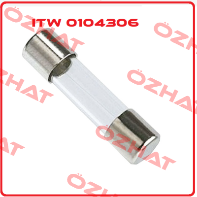 P/N: 0104306, Type: 5X20F STD 6,3A 250V Italweber