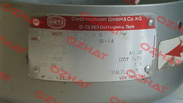 R27-2176-NK-035/055-4-8 (OEM) Dietz-Motoren