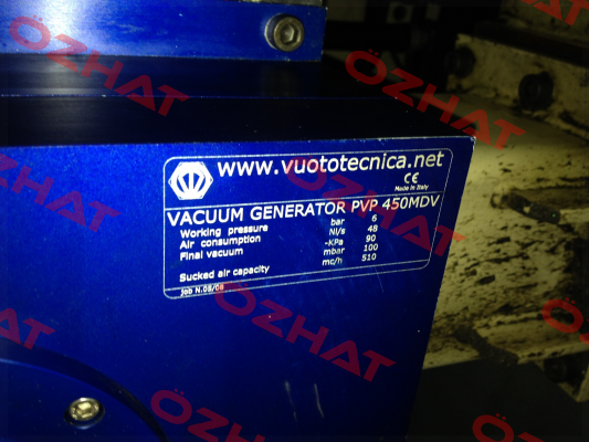 PVP 450 MDV - not available, alternative - VU PVP450MD  Vuototecnica
