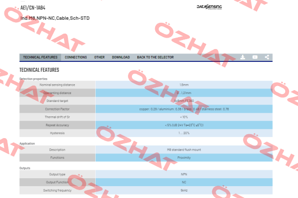 AE1/CN-1A84 Micro Detectors / Diell (now Datasensing)