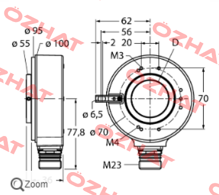 RI-42H25S4-2B2048-12M23 Turck