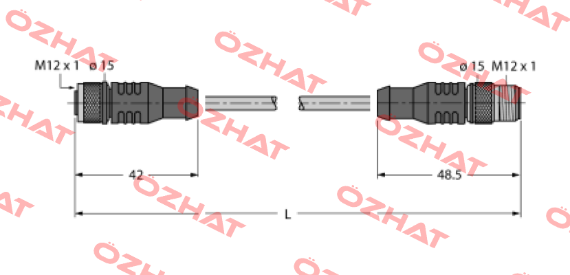 p/n: 8035246, Type: RK4.5T-50-RS4.5T/S2500 Turck