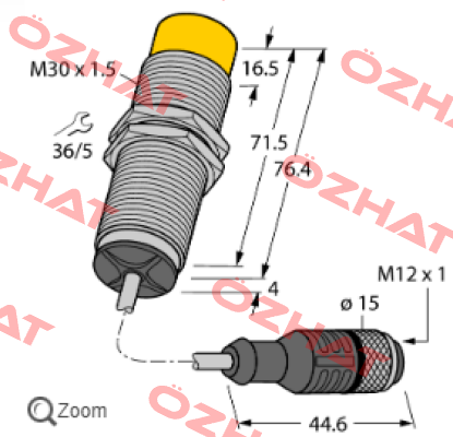 NICS-M30-IOL2P8-0,3-RKC4.4T Turck
