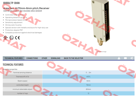 BX80A/1P-0HAN Micro Detectors / Diell (now Datasensing)