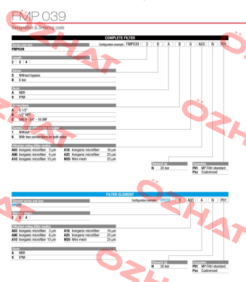 FMP-039-4-S-A-A-6-M25-N-P01 MP Filtri