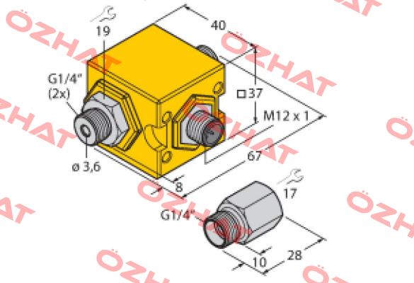 FCIC-G1/4A4P-LIL-H1141/1.0 Turck