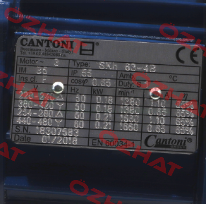 SKH63-4B-B5 Cantoni